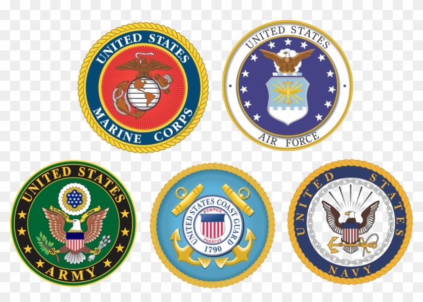 Army Emblems Clipart - Branches Of The Military Logos #573614