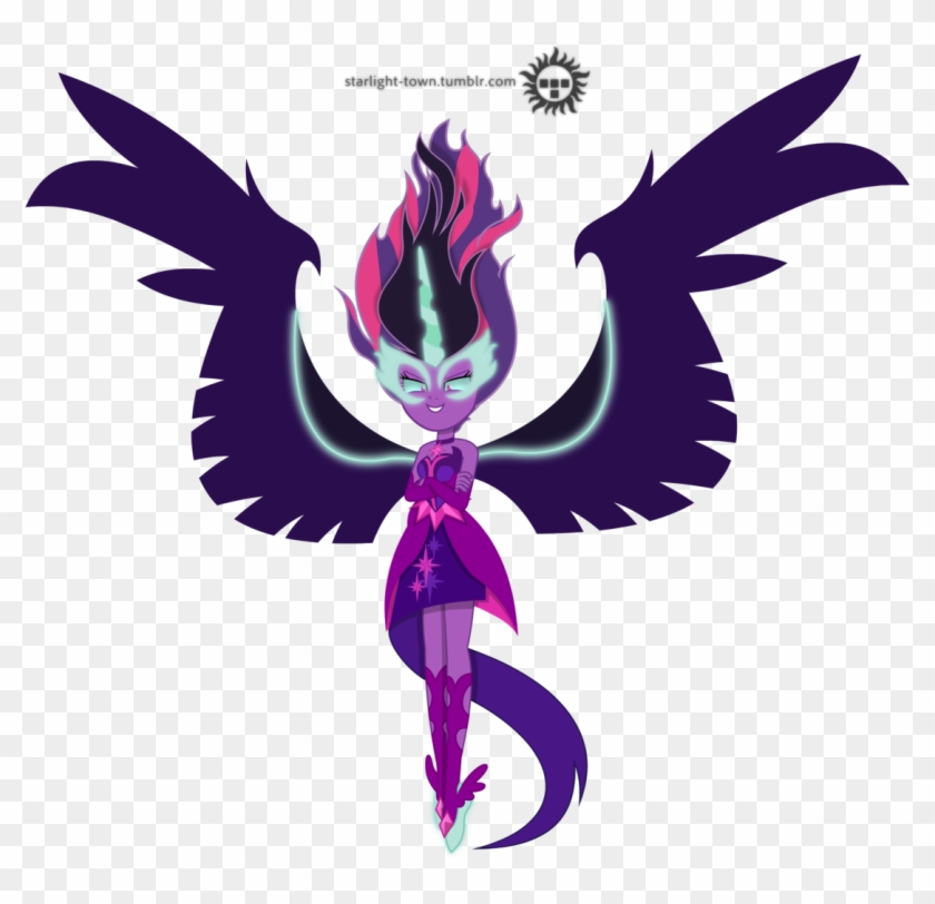 Sigmastarlight, Clothes, Crossed Arms, Equestria Girls, - Mlp Equestria Girls Twilight Transformation Into Evil #573630