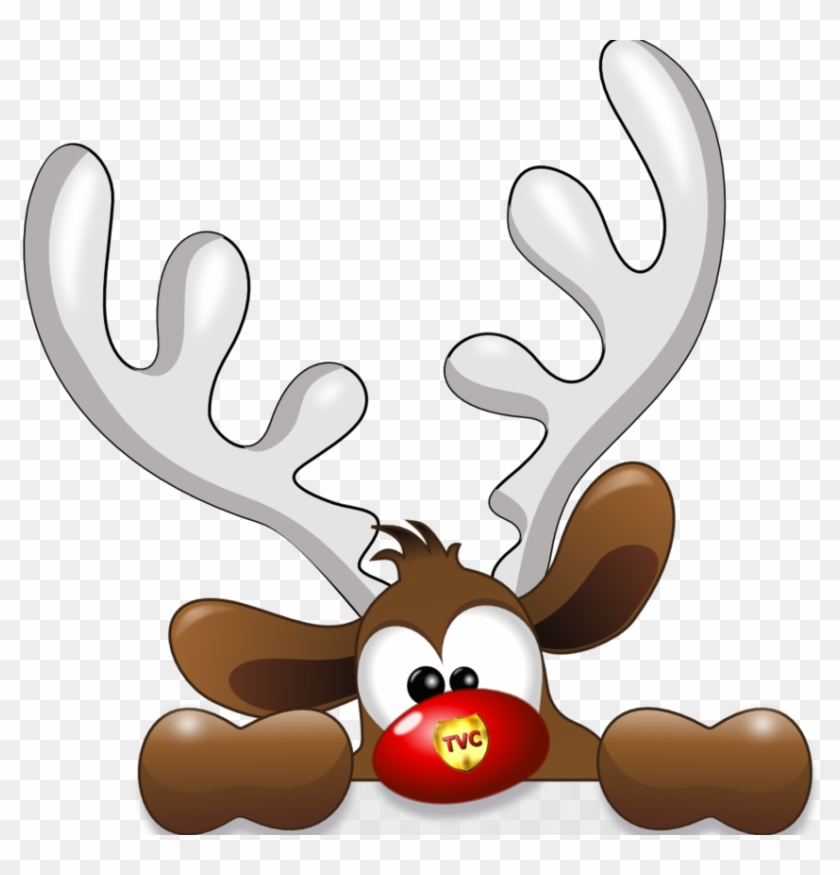 Click On Rudolph's Nose To Find The Story Of Rudolph - Christmas Cartoon -  Free Transparent PNG Clipart Images Download
