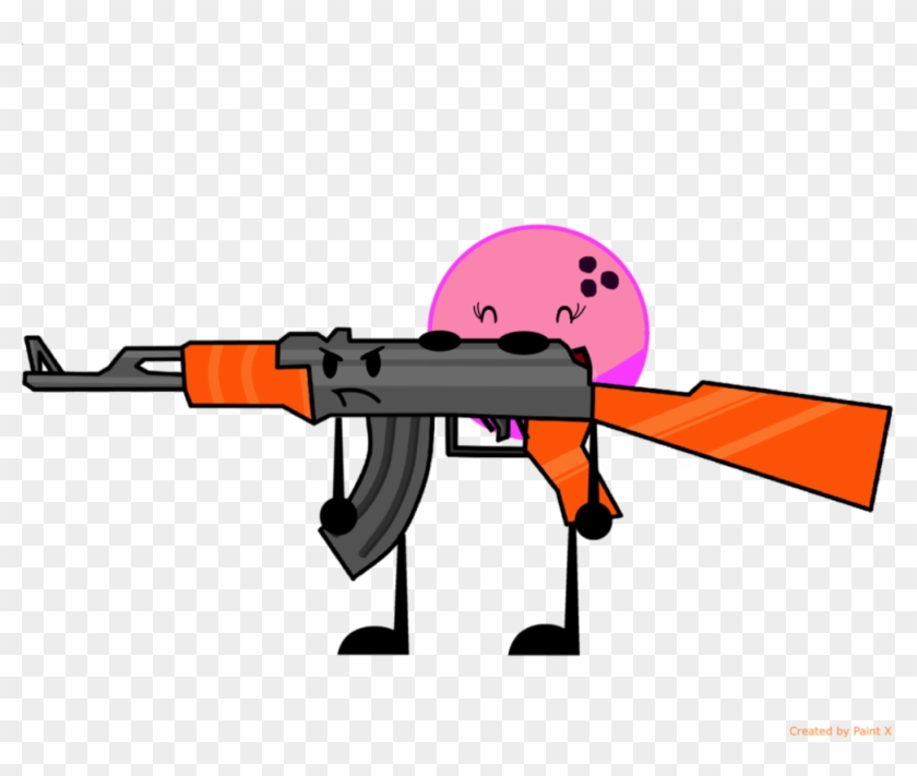 Pink Bowling Ball And Gun By Thedrksiren - Ranged Weapon #573735