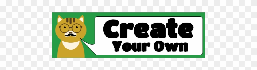 "create Your Own" Bumper Sticker Signitup - Cartoon #573772