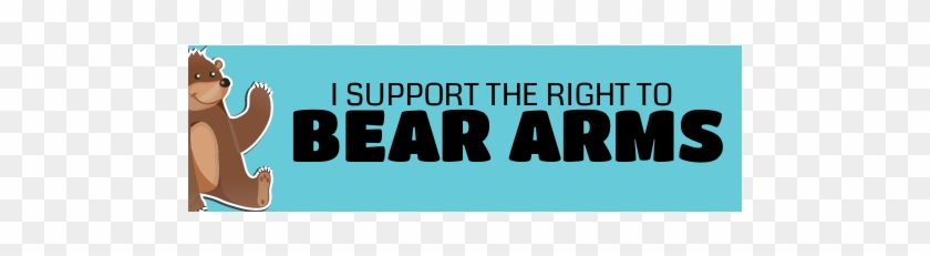 Clipart - Right To Bear Arms Bumper Sticker #573810