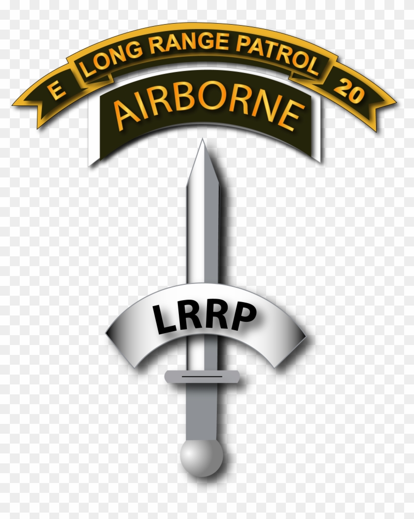 Co E 20th Inf Lrrp - Army - Badge - Lrrp 2.25" Button #573911