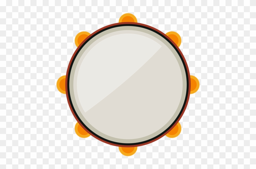 Tambourine Musical Instrument Icon Transparent Png - Transparent Cartoon Tambourine #573981