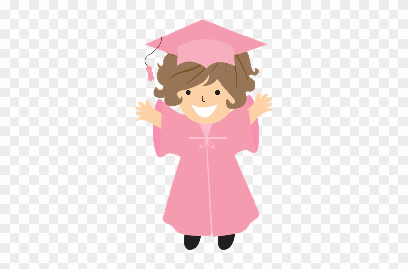 Pin Pre School Graduation Clip Art - Graduation Girl Clipart Pink #574004