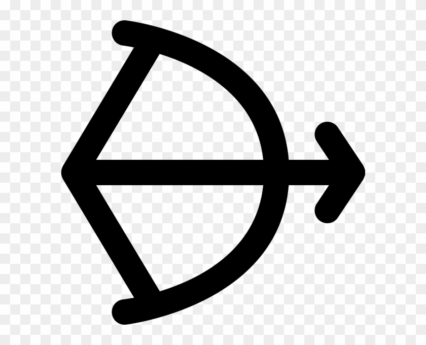 Bow And Arrow Rubber Stamp - Bow And Arrow Rubber Stamp #574056