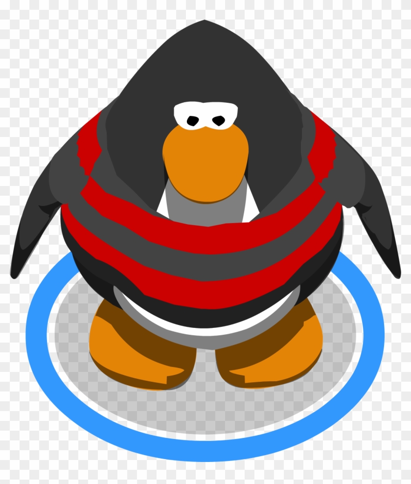 Black And Red Sailor Shirt In-game - Club Penguin Black Belt #574226