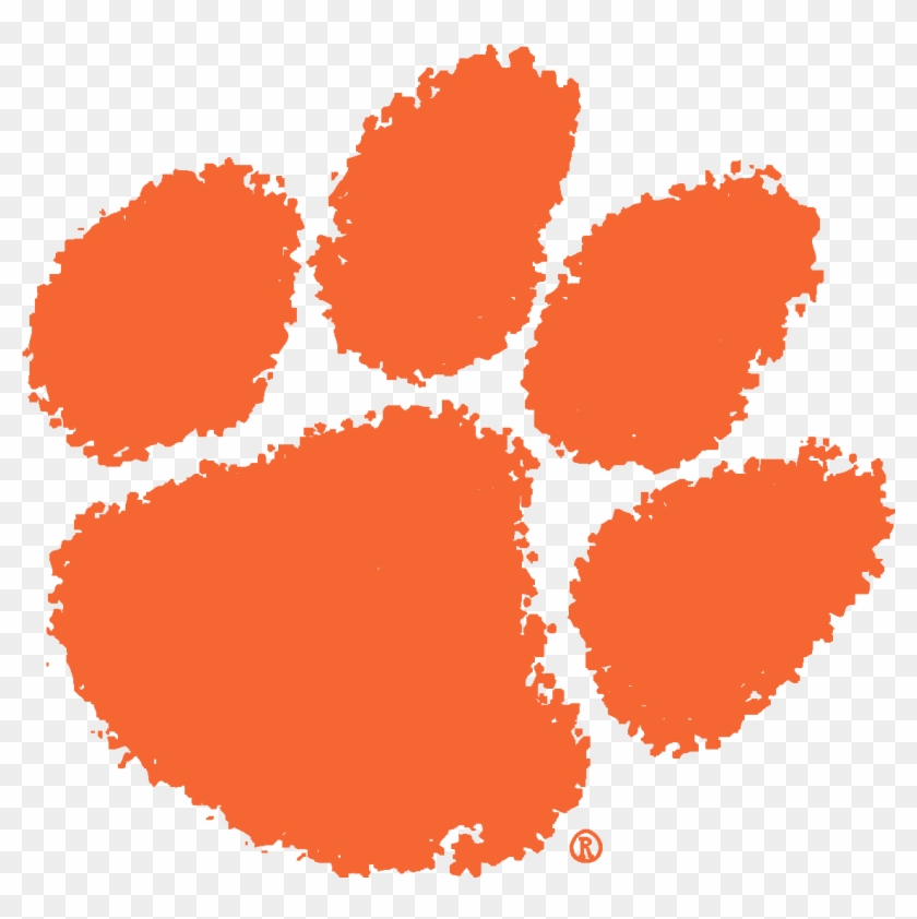 Clemson University Tiger Paw Logo - Clemson Tigers #574236