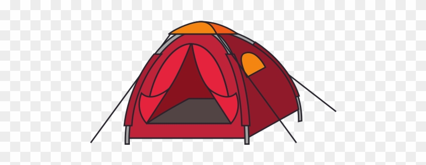 Red Tent Travel Camping Icon - Camping #574272