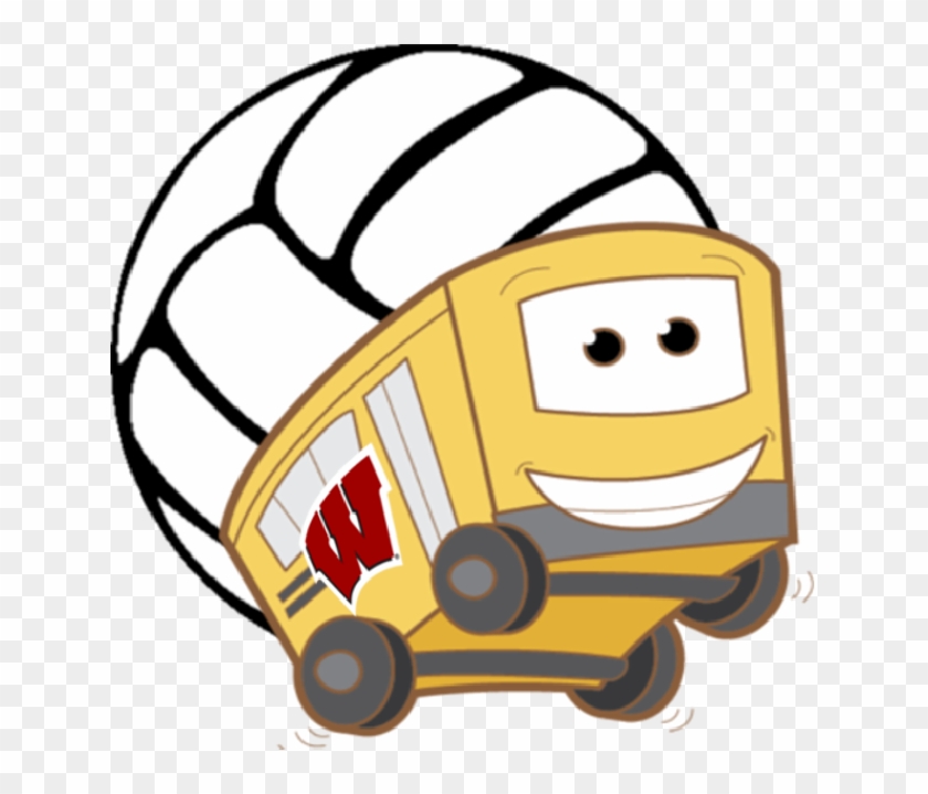 Badger Vb Fan Bus - Volleyball Black And White #574458