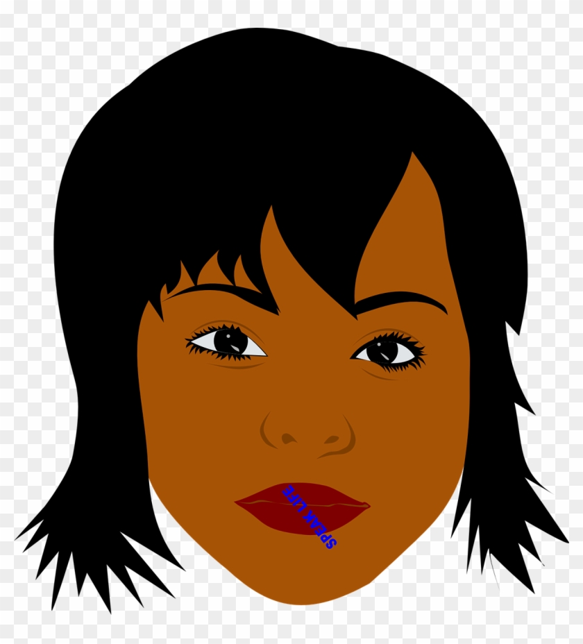 Black Hair Woman Afro Clip Art - Der Glückliche Tag Der Mutter Mit Grußkarte #574562