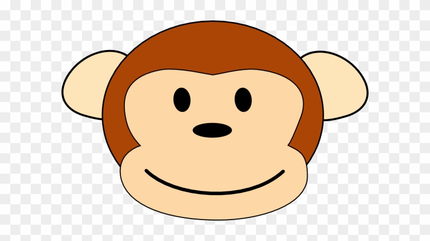 Monkey Head Pic Clip Art - Monkey Face Clip Art #574604