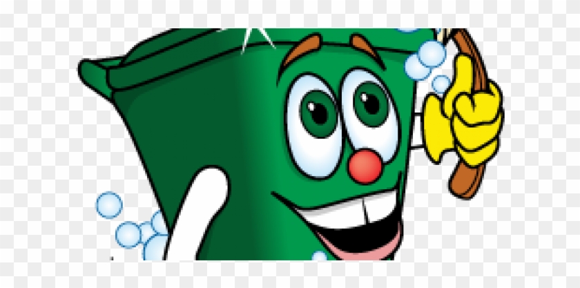 How To Clean A Wheelie Bin - Cartoon - Free Transparent PNG Clipart Images  Download