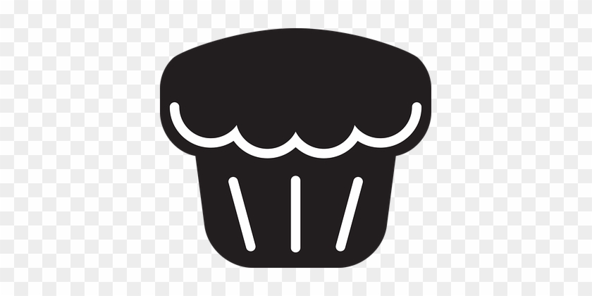 Kitchen Muffin Silhouette Muffin Muffin Mu - Silueta De Un Muffin #574644