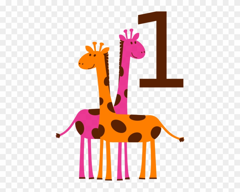 First Birthday Giraffes Clip Art - Giraffe For Kid #574653