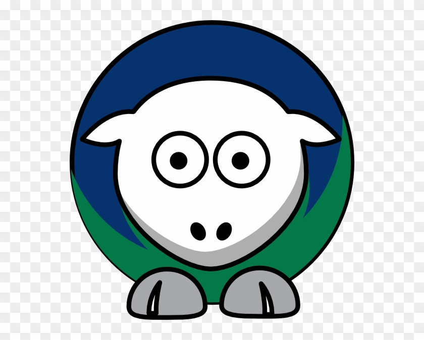Sheep Vancouver Canucks Team Colors Clip Art At Clker - Cal State Fullerton Titans #574675
