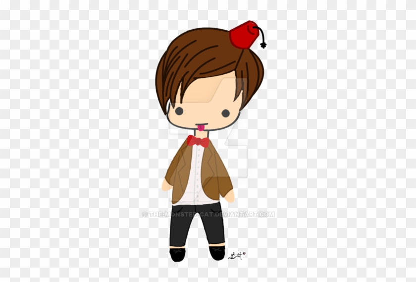 Matt Smith Chibi By The Monster Cat - Cartoon #574779