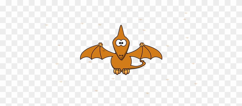 Character, Cartoon, Cute - Cartoon Pterodactyl #574854