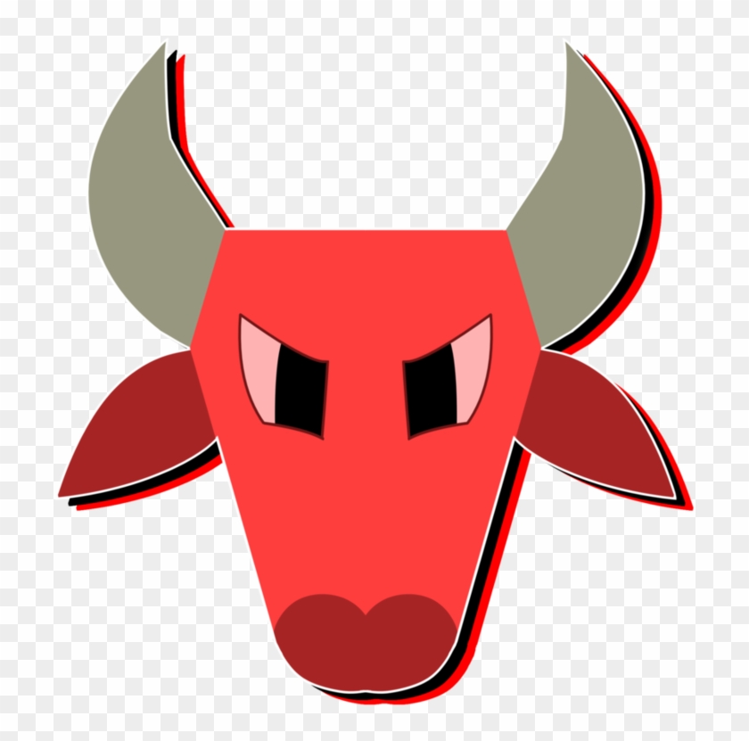 Angry Bull Logo [commission] By Kimpes - Cartoon - Free Transparent PNG  Clipart Images Download