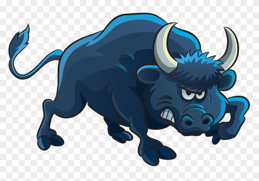 Bull Cartoon Illustration - Bulls Cartoon #574921