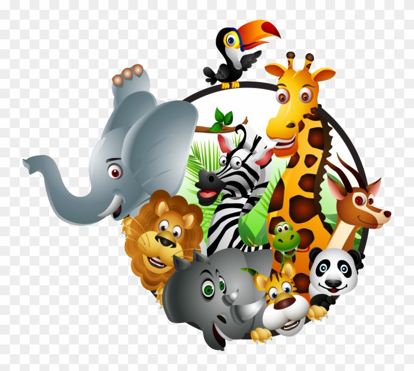 Animal Kingdom Clipart Safari Kid - Cartoon Wildlife #574949