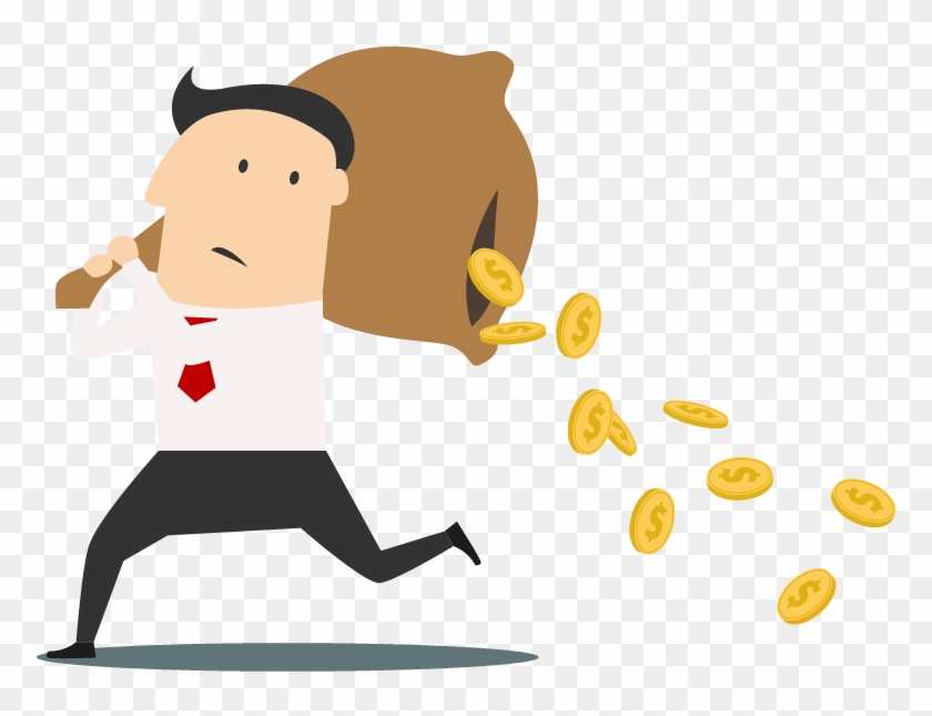How Much Revenue Do You Generate For Your Competition - Losing Money Cartoon Png #575000