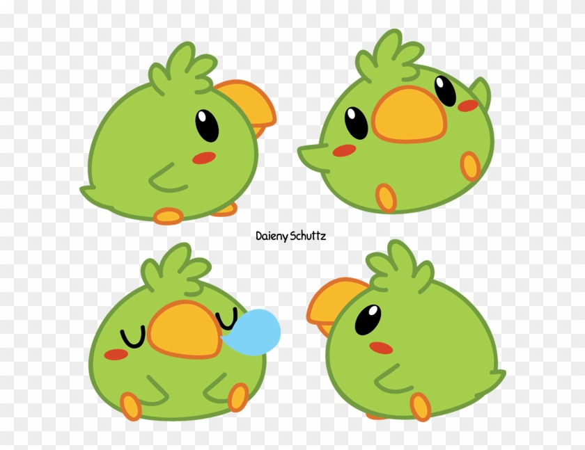 Chibi Parrot By Daieny - Drawing #575060