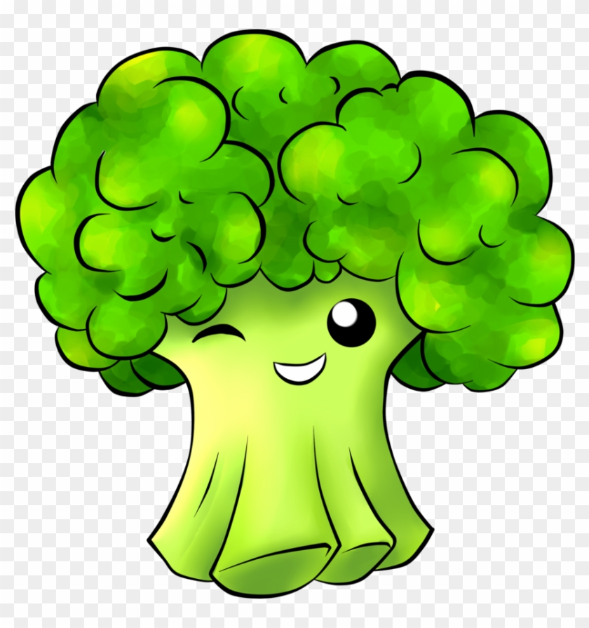 Kawaii Broccoli By Chloeisabunny Kawaii Broccoli By - Cute Broccoli Cartoon #575074