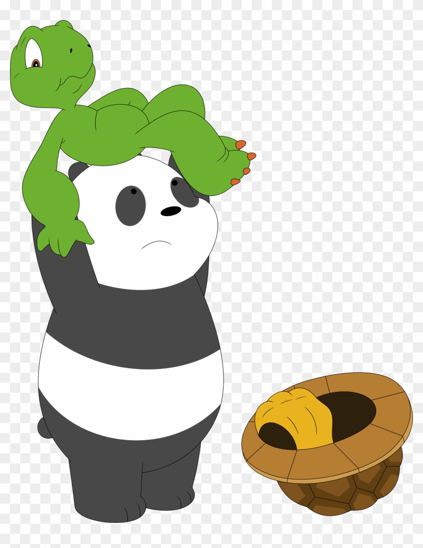 Panda De-shells Franklin By Porygon2z - Fan Art Franklin The Turtle #575139