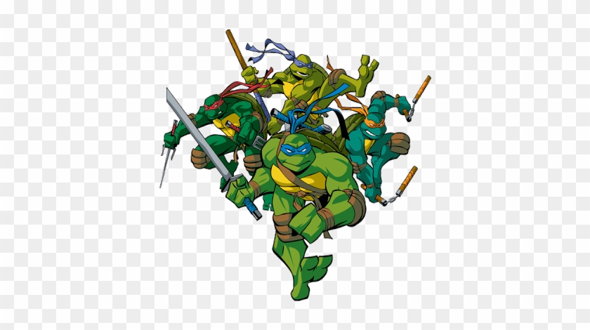 Kickin' It Old School Coloring Book (teenage Mutant - Free Transparent ...