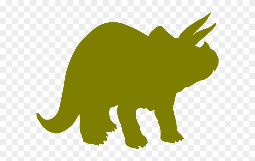 Clip Art - Triceratops Silhouette #575270