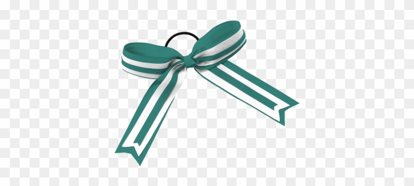 Alleson Chb2 Cheer Hype Hair Bow - Alleson Green/white Cheer Leaders Hype Hair Bows One #575277