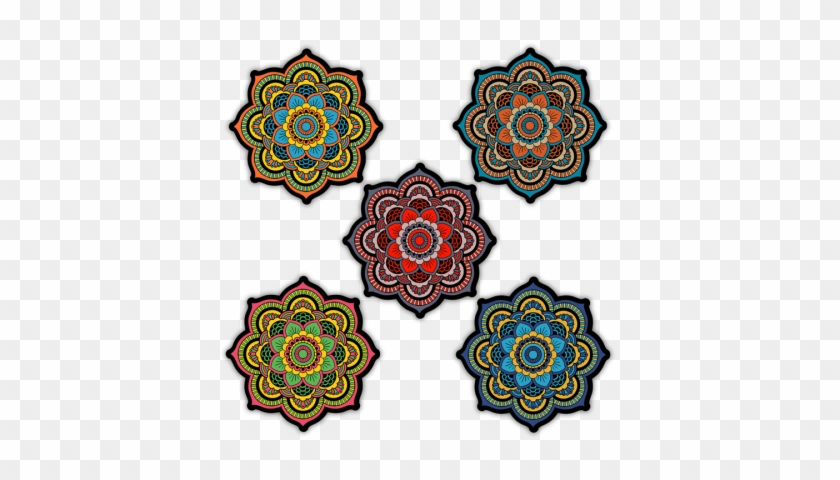 Sacred Geometry Mandala Bumper Sticker Combo - Christmas Day #575293
