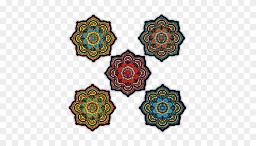 Sacred Geometry Mandala Bumper Sticker Combo - Christmas Day #575293