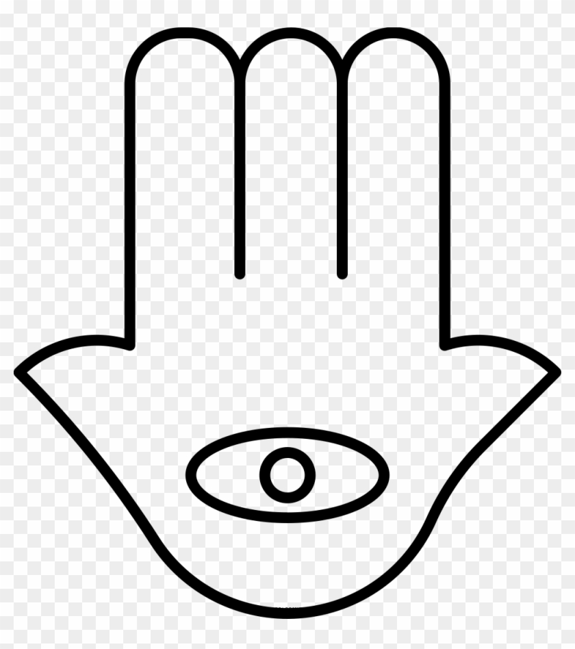 Hamsa Ausmalbilder - Line Art #575300