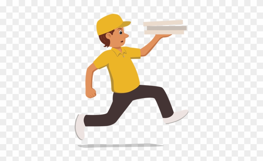 Delivery Man Clipart Png - Transparent Cartoon Delivering #575303