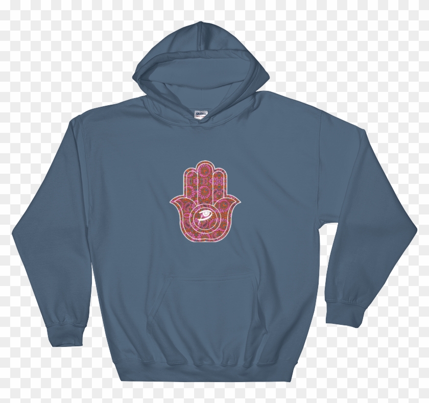 Hamsa Hoodie - Free Vegan Hugs Unisex Hoodie, Vegan Clothing, Vegetarian #575337