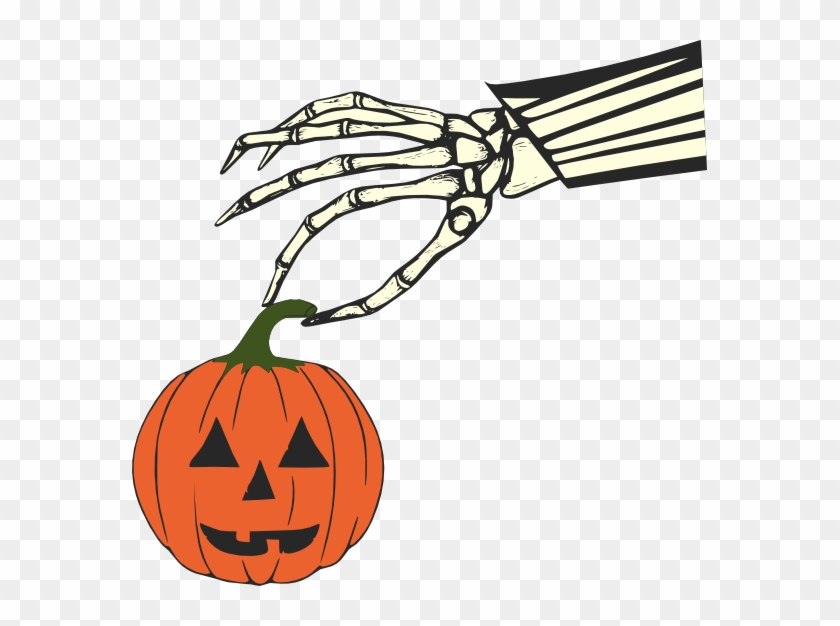 Holidays, Personal Use, Jack Skellington Hand With - Jack O Lantern Clip Art #575445