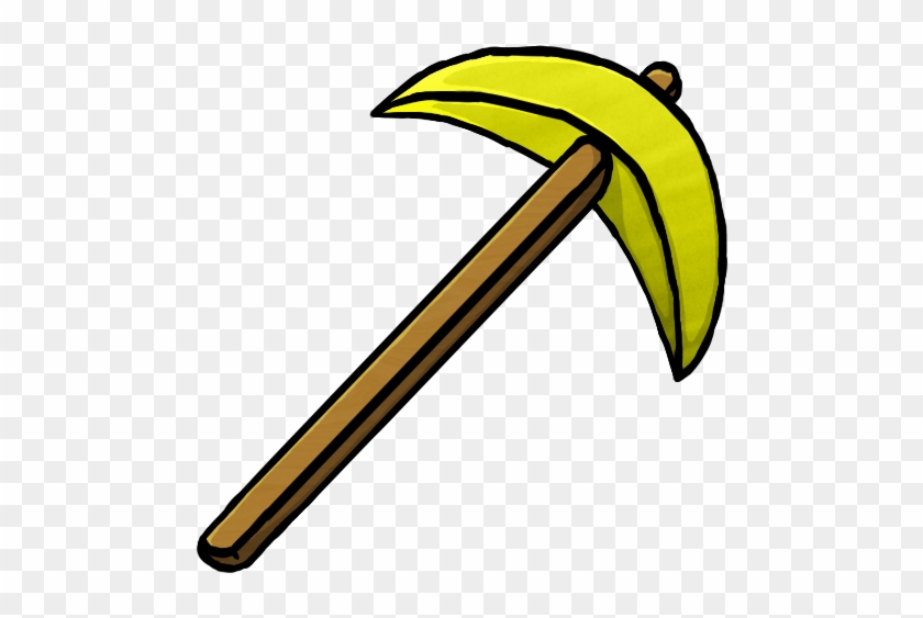 Format - Png - Minecraft Gold Pickaxe Png #575457