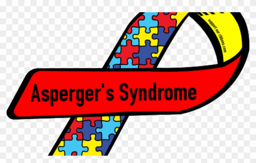 Asperger's Syndrome And How To Make Contact - Aspergers Awareness Ribbon #575494
