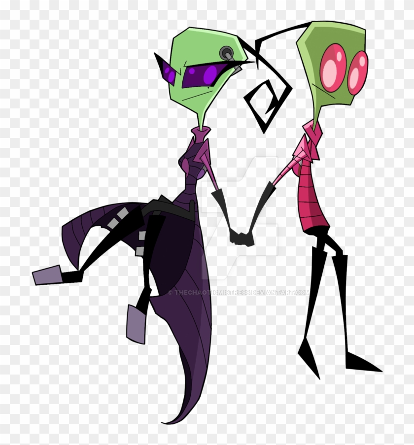 Zim And Tak Love - Invader Zim Older Zim #575571