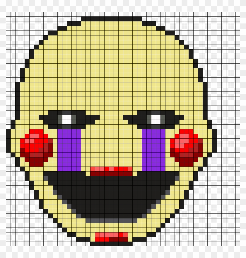 Drawn Pixel Art Fnaf Puppet - Lollipop Gif #575580