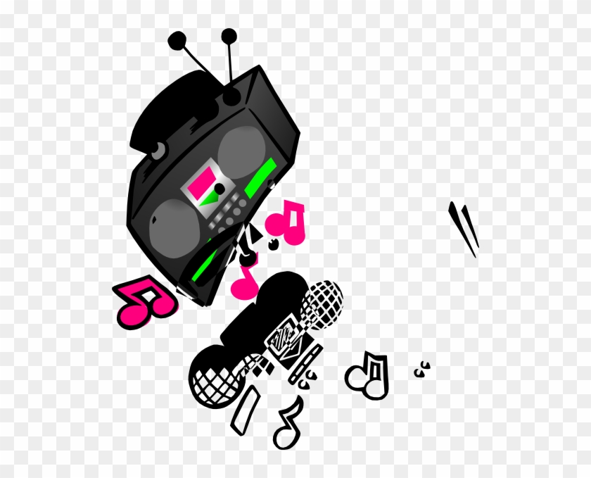 Cartoon Boombox Transparent #575577