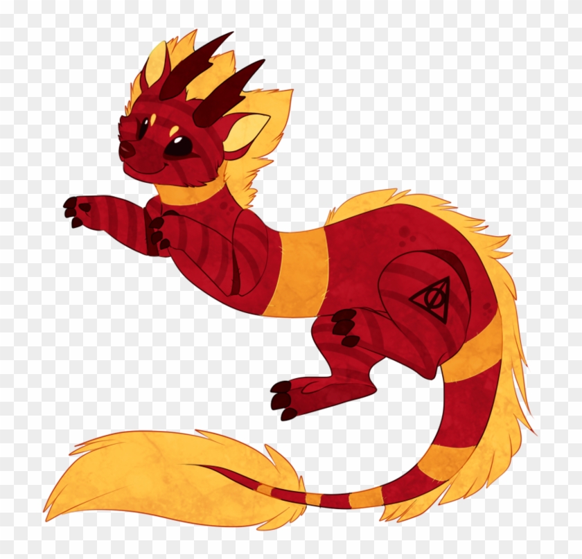 Gryffindor Sockdragon By Maonii - Cartoon #575651