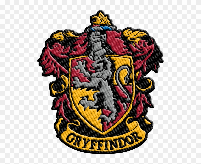 Harry Potter Gryffindor Iron-on Patch - Gryffindor Iron On Patch #575673