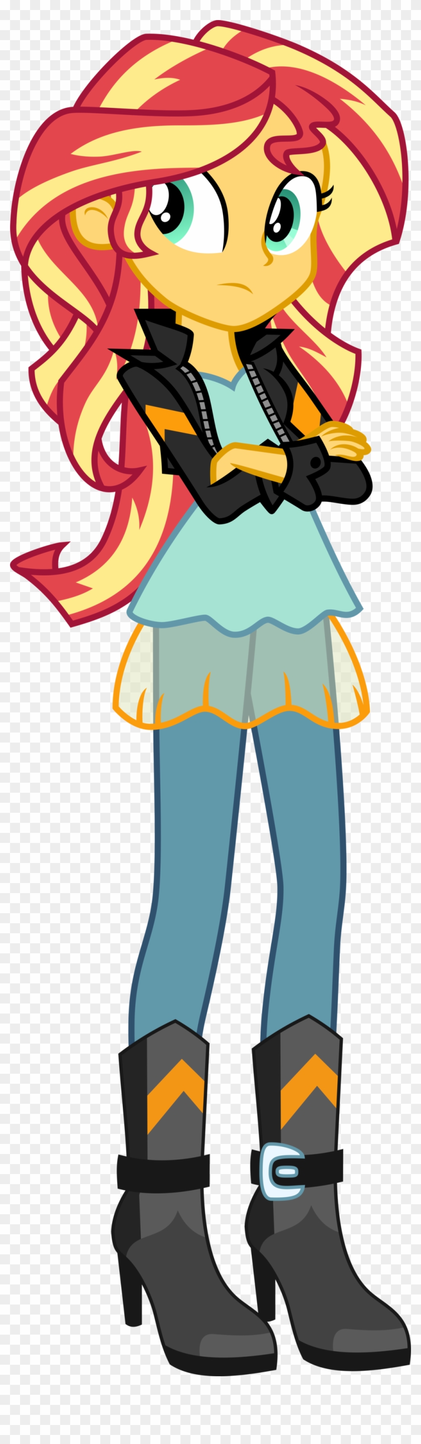 Sunset Shimmer Arms Folded By Uponia Sunset Shimmer - Cartoon #575710