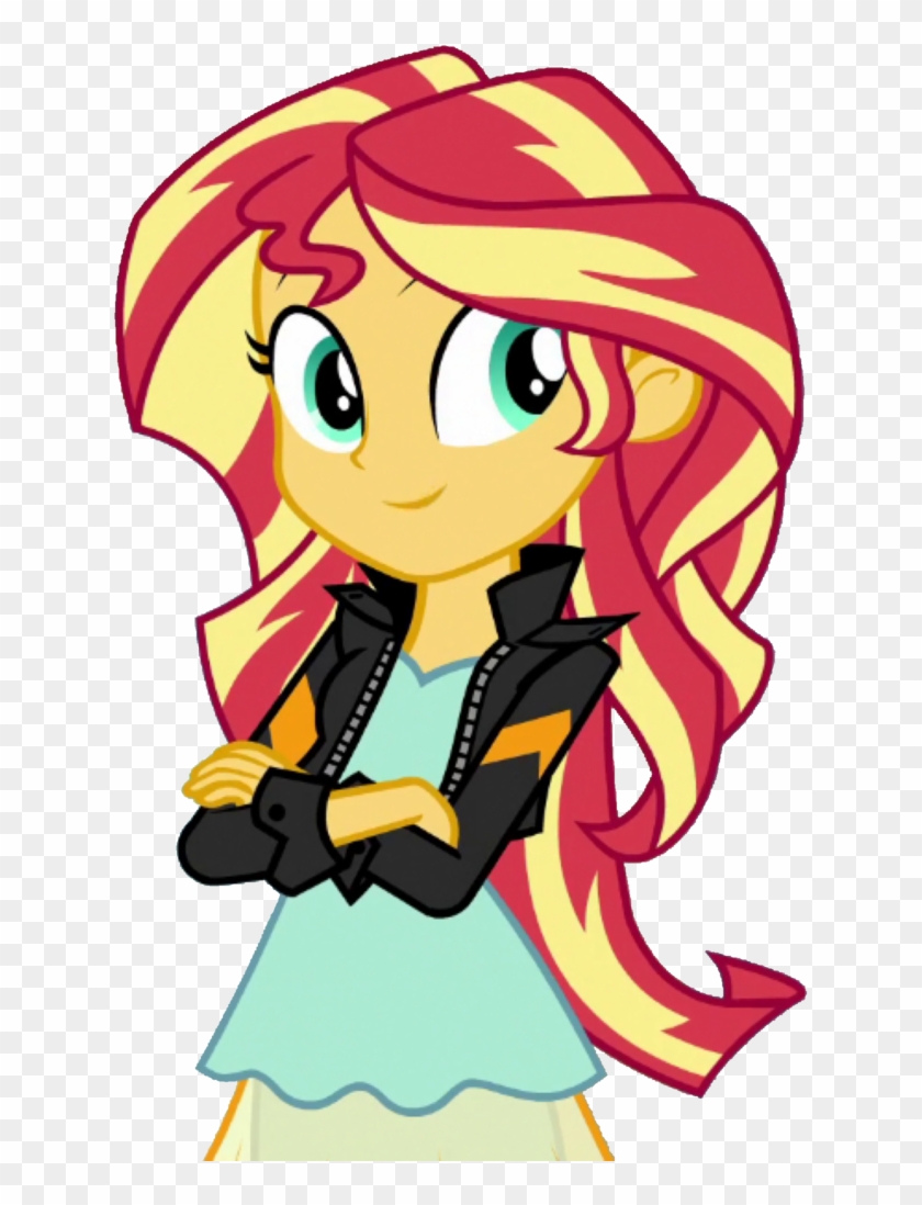 Thebarsection, Clothes, Crossed Arms, Equestria Girls, - Mlp Equestria Girls Legend Of Everfree Sunset Shimmer #575725