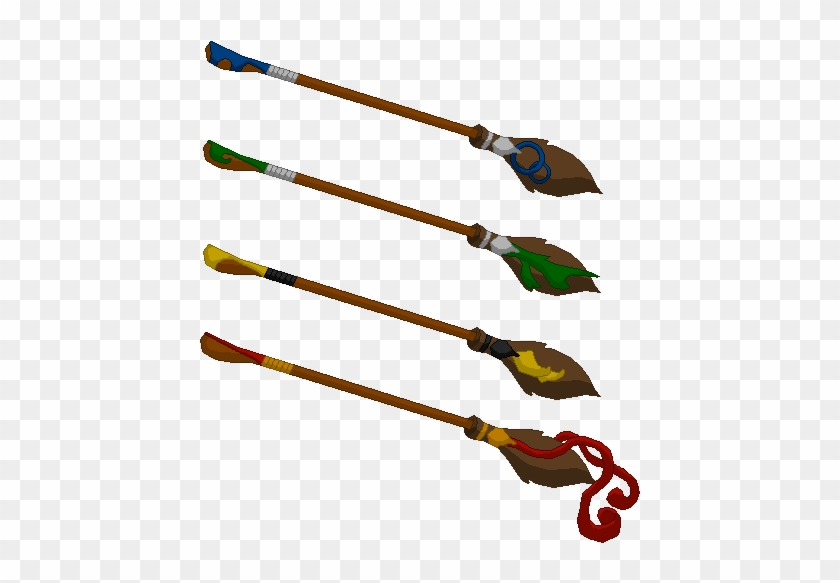 Harry Potter Quidditch Brooms Clipart - Hogwarts School Of Witchcraft And Wizardry #575745