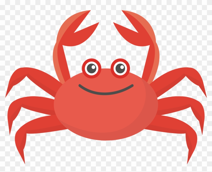 Crab Colorful Run Euclidean Vector Illustration - Crab Vector Png #575750