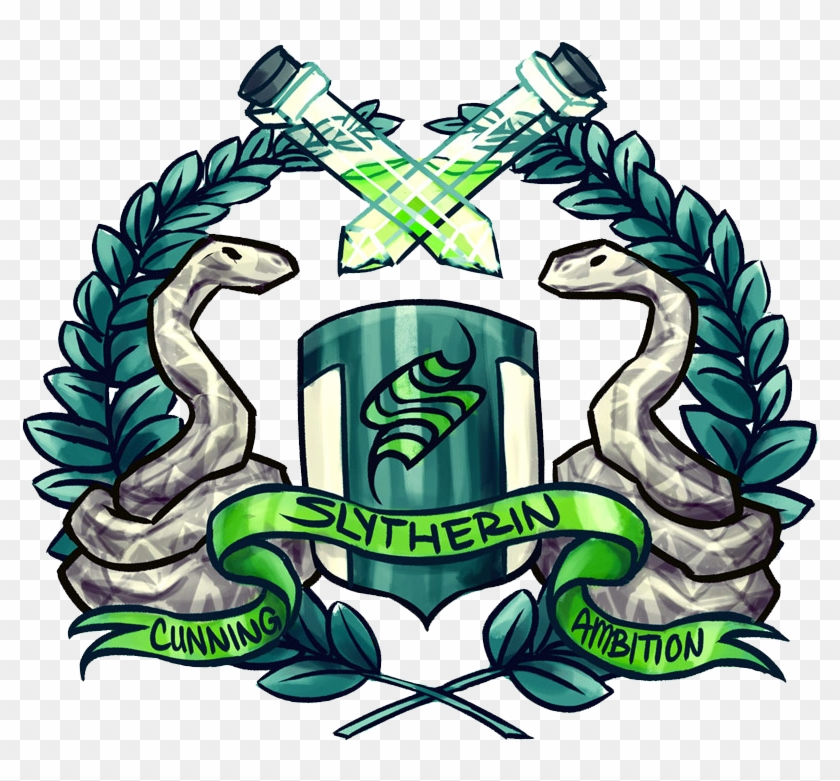 Crest-slytherin - - Green Crests Transparent Background #575797